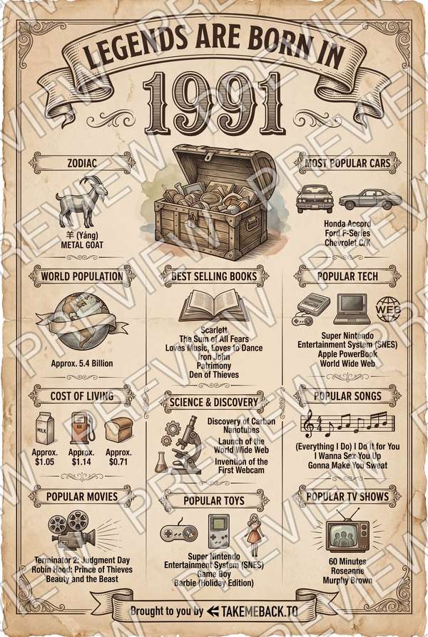 Year 1991 poster preview