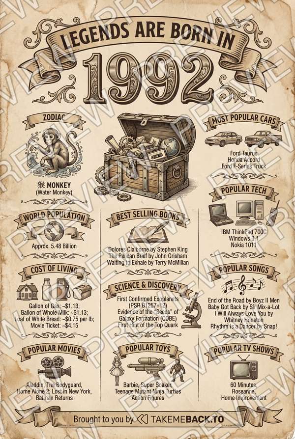Year 1992 poster preview