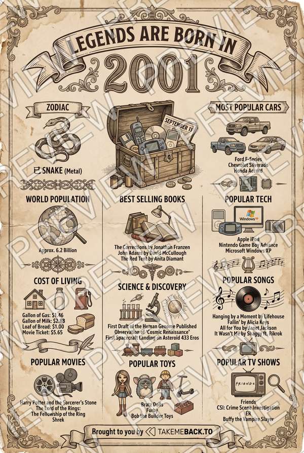 Year 2001 poster preview